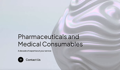 Pharmaceutical Solutions & Medical Supplies 3d animation branding graphic design motion graphics ui website