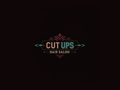 Cut-Ups-Hair-Salon 3d ai app art branding design discount logo price discount logo pricing discount logos discount logos for sale discount pricing graphic design icon illustration logo logos minimalist typography ui vector