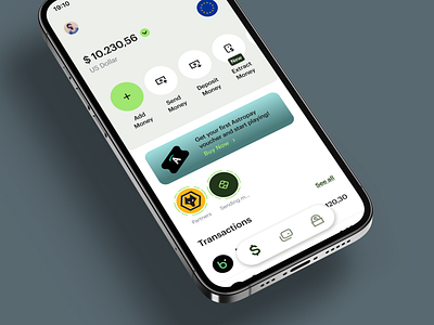 Astropay Multi-Currency App design ui ux