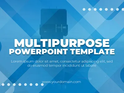 Multipurpose Powerpoint Template branding clean design design design strategy educational slides google slides design google slides template illustration marketing presentation ui