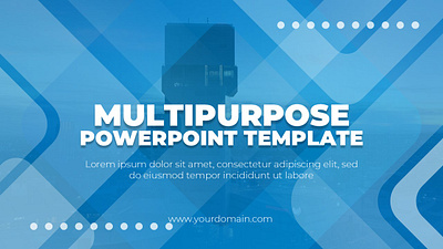 Multipurpose Powerpoint Template branding clean design design design strategy educational slides google slides design google slides template illustration marketing presentation ui