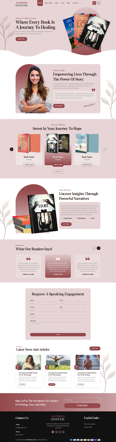 LIFE MOTIVATION BOOK author book booklovers creative design motivation ui website