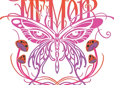 MEMOIR TATTOO BUTTERFLY branding clothing design design tattoo