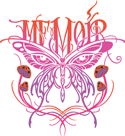 MEMOIR TATTOO BUTTERFLY branding clothing design design tattoo