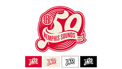 Memphis Sounds 50th - Grizzlies City Edition branding graphic design logo