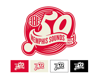 Memphis Sounds 50th - Grizzlies City Edition branding graphic design logo