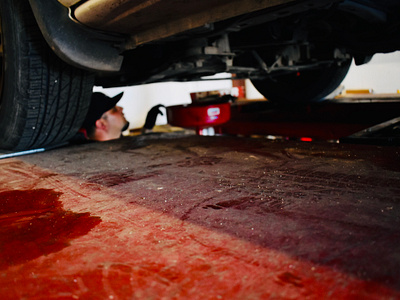 Tire Shop Photography | Oil changes branding photography