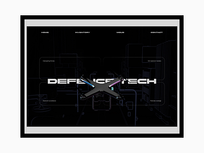 drone animation / defence tech 3d animation dashboard drone interaction landing page motion graphics motiongraphics spline ui uiux userinterfacedesign website animation