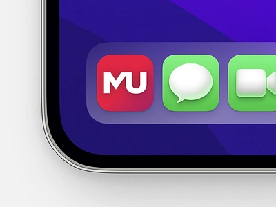 Murdoch University Mobile App Icon app icon mobile mock up ui university ux