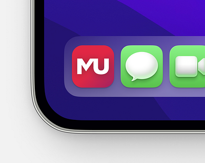 Murdoch University Mobile App Icon app icon mobile mock up ui university ux