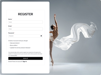 SIGN IN/SIGN UP/REGISTER E-COMMERCE PAGE app mobile design design based research e commerce e commerce design real website responsive design sign in page sign up page ui uiux design web design