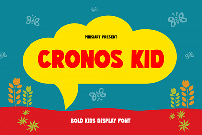 CRONOS KID – Bold Kids Display Font typography for kids