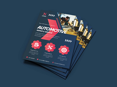 Automotive repair flyer design auto automotive automotive flyer brochure brochure design car repair car service cars flyer flyer design print design trend design vehicle