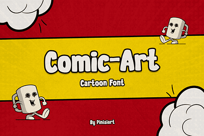 Comic Art – Cartoon Display Font comic illustration