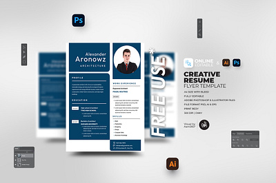 Creative Resume Template aam360 creative cv creative cv design creative resume creative resume flyer cv design design flyer template modern resume professional cv professional resume resume inspiration resume template unique resume