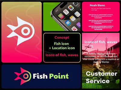 Fish Point logo design best logo branding business company logo colourful logo creative design fish logo fish point fish point logo concept graphic design logo concept logo icon logo mark minimalist modern logo simple vector visual identity