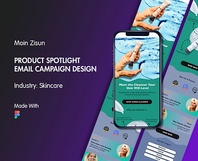 Product Spotlight Email Campaign Design branding design email campaign email campaign design email campaign figma email design email marketing figma email design graphic design klaviyo klaviyo email campaign