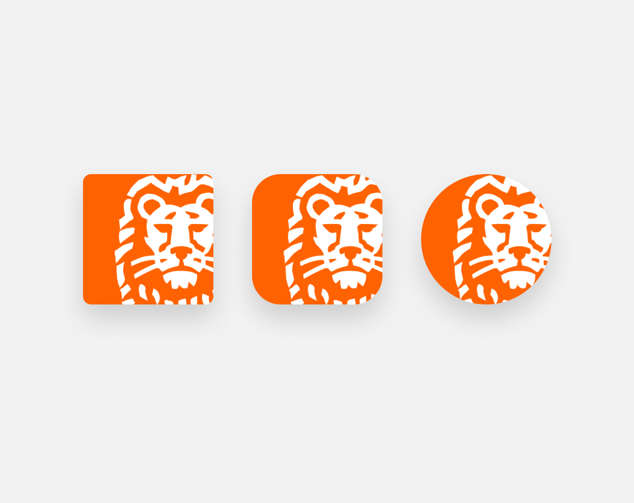 ING Mobile Banking App Icon app bank design logo mobile ui