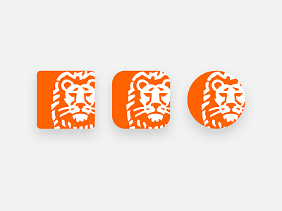 ING Mobile Banking App Icon app bank mobile ui