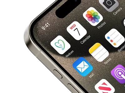 Medcure App (Main Project) branding logo ui