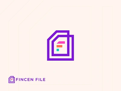 Fincen File Logo brand identity brand logo branding business logo company logo creative logo design doc logo document logo file logo logo logo design professional logo software logo startup logo