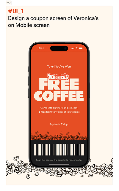 Coupon Screen ui