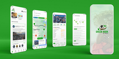 Green Book Global Mobile Application booking hotel travel trip trip planning ui