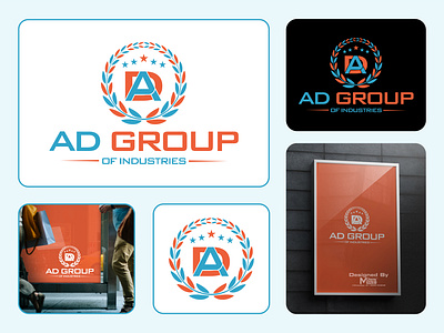 AD Group of Industries Logo Design 3d logo ad logo ad monogram app creative design creative logo design logo group logo icon industries logo lettermark lettermark logo logo logo design logo maker market logo new logo wordmark wordmark log