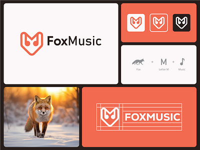 Foxmusic Abstract logo Design, Brand Identity animal logo brandmark creative logo customlogo fox fox logo fox logo branding fox music logo foxinspiredbranding foxmusiclogo lettermark logo logo logo branding logo maker logomark music logo musicartistlogo musicindustrybranding musiclogodesign ogoformusicians