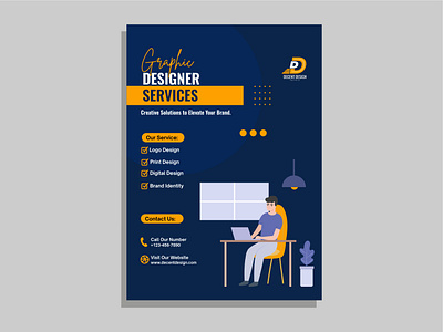 Modern Graphic Designer Service Poster design graphic design modern poster social media post socialmedia