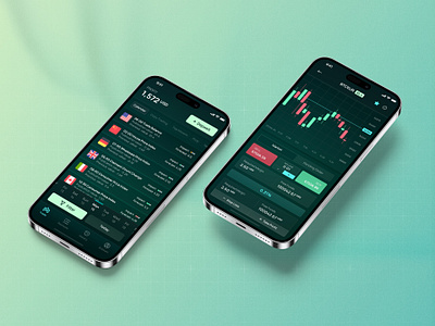 Trading App – UX/UI Design 💹 crypto trading dark theme data visualization economic calendar finance app forex trading inancial market interactive charts investment app minimalist design mobile app design real time data stock market trading app trading dashboard trading goals ui design user experience user interface ux design