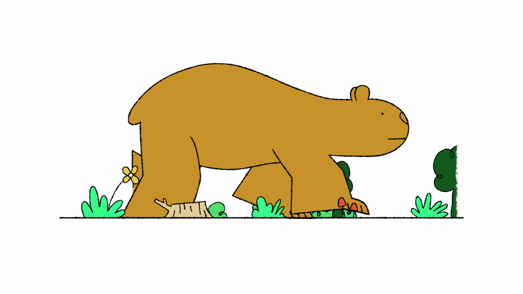 Don't worry, bear happy animation cel animation moho moho animation