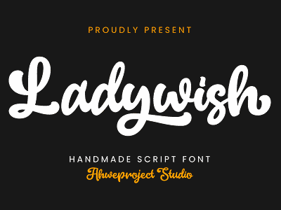 Ladywish - Handmade Script Font logo