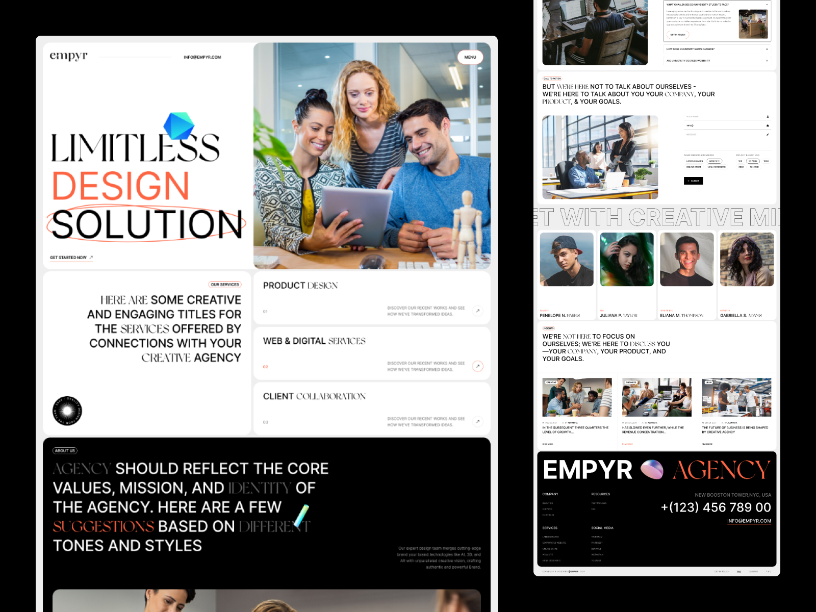 Example of I Will Do Figma Landing Page Design