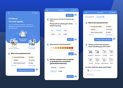 Ask Apollo chat box graphic design illustration ui ux vector visual