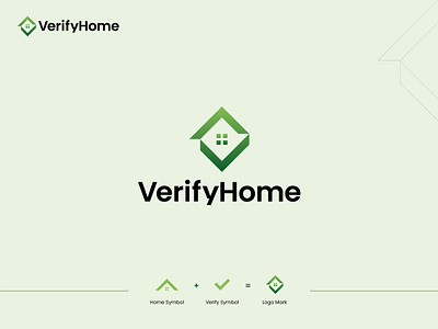 VerifyHome || Property Verification Logo assessment checkmarklogo constructionlogo green home homelogo homeverification propertybranding propertylogo propertymanagement propertysolutions propertyverification realestatelogo realtycheck realtylogo safehomes safeliving saferealty securehomes urbanlog veriylogo