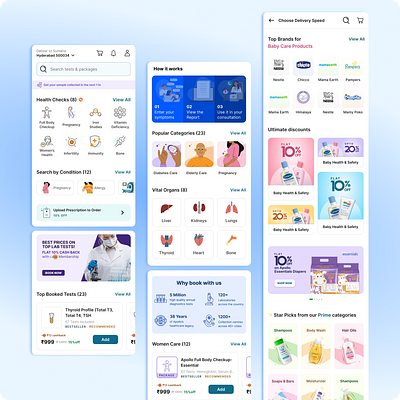 Diagnostic Page branding graphic design illustration typography ui ux vector visual