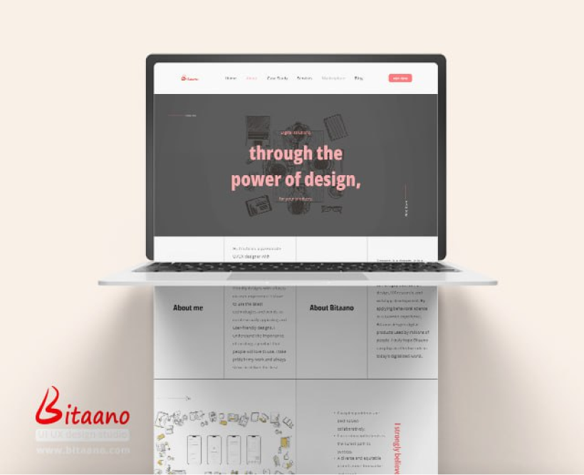 Design Studio Webpage Idea app branding design graphic design illustration minimal mobile ui ux web