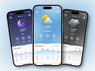 Weather App app clean cleanui cloudy design forecast ios mobile mobile app rain setting sunny sunset thunderstrom ui weather weather app weather forecast weatherapp weatherforecast