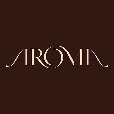 Aroma Logotype 2 brandidentity branding design graphic design logo monogram typography