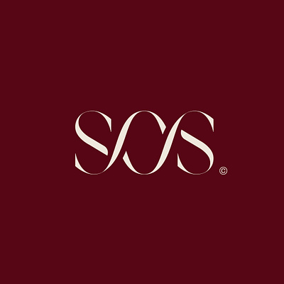 SOS Logo brandidentity branding design graphic design logo monogram typography