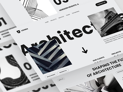 Framer - Architecture Landing Page architecture building creative design design inspiration elegant design framer home house landing page landing page design minimalist monochrome ui web web design website website design