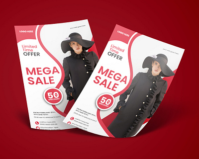 Fashion Sale Flyer Design branding clothing sale discount sale elegant sale elegant sale poster fashion promotion flyer design graphic design modern flyer sale poster stylish poster trendy flyer