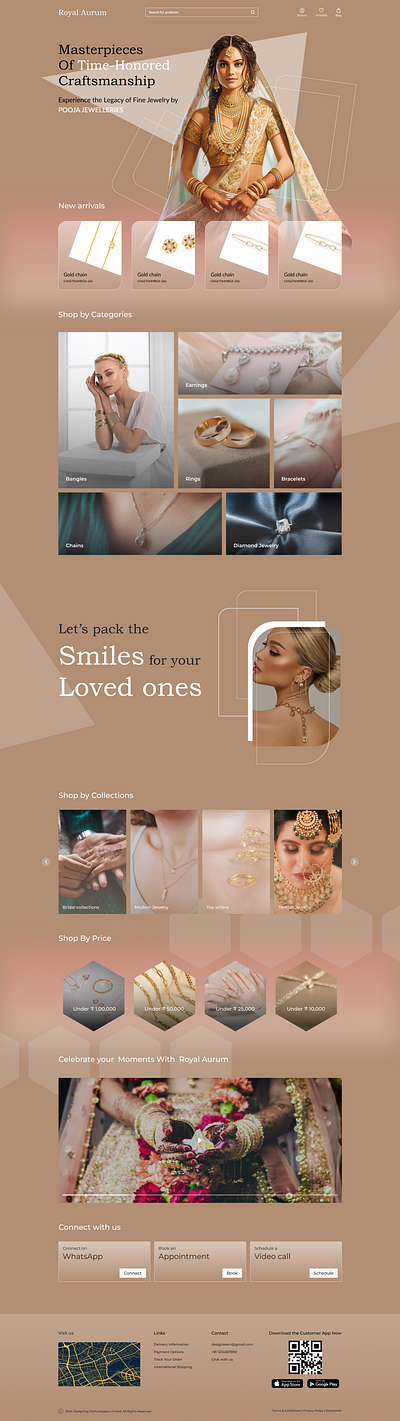 Jewelry e commerce animation branding design e commerce e commerce ui graphic design jewelry modern jewelry ornaments product product design ui ui design uiux uiux design ux ux design vintage website