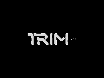 TRIM VFX brand branding design dribbble graphic design identity logo logomark logotype mark vector visual wordmark