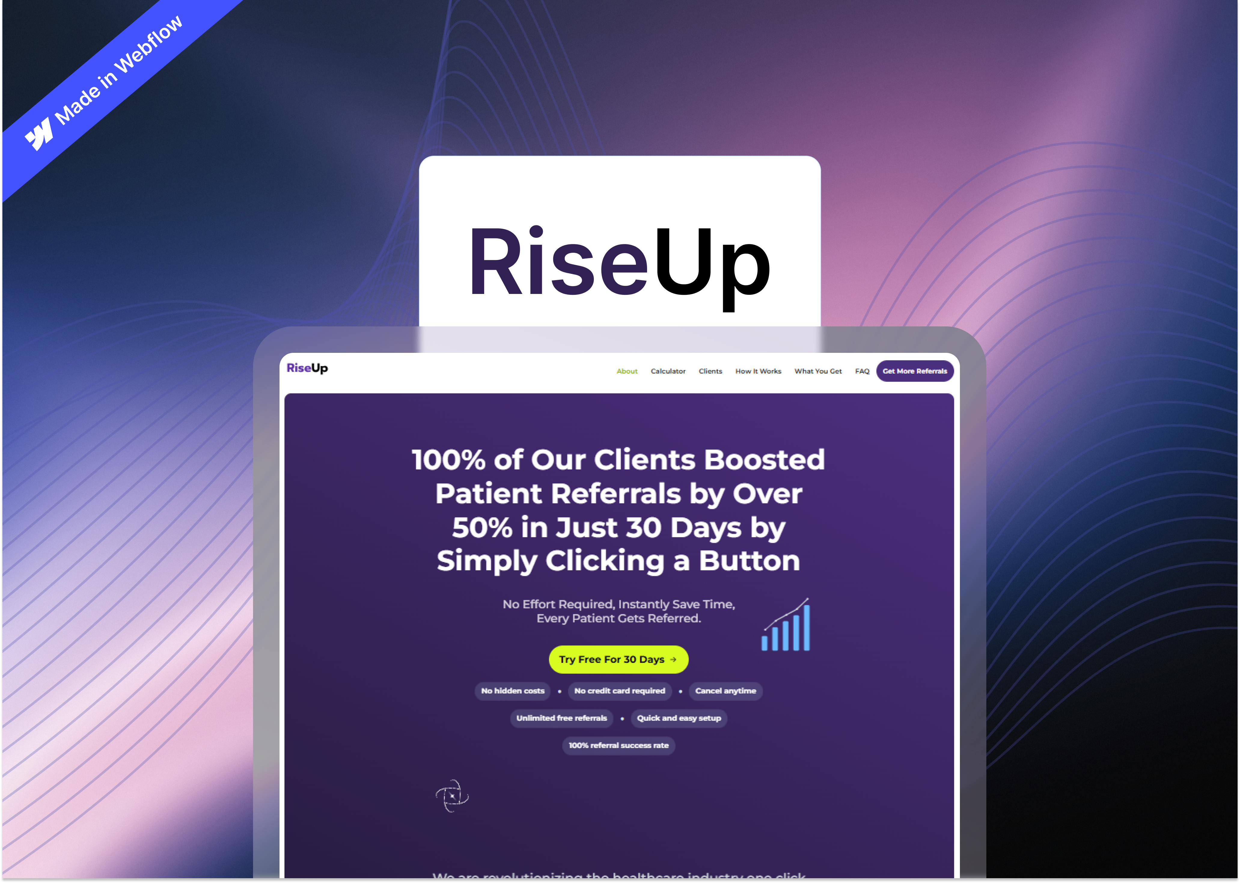 Webflow | Healthcare Website animation design development figma health care illustration purple services user flow uxui web design webflow website