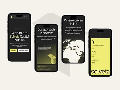 Solveta — Mobile Responsive branding business design clean design logo minimal mobile app mobile design mobile responsive ui ui design uiux webdesign website design