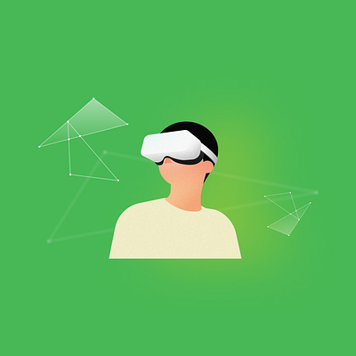 XR Device illustration metaverse oculus