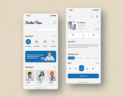 Online Doctor App app branding design figma graphic design illustration logo mobile app typography ui ui design ux vector