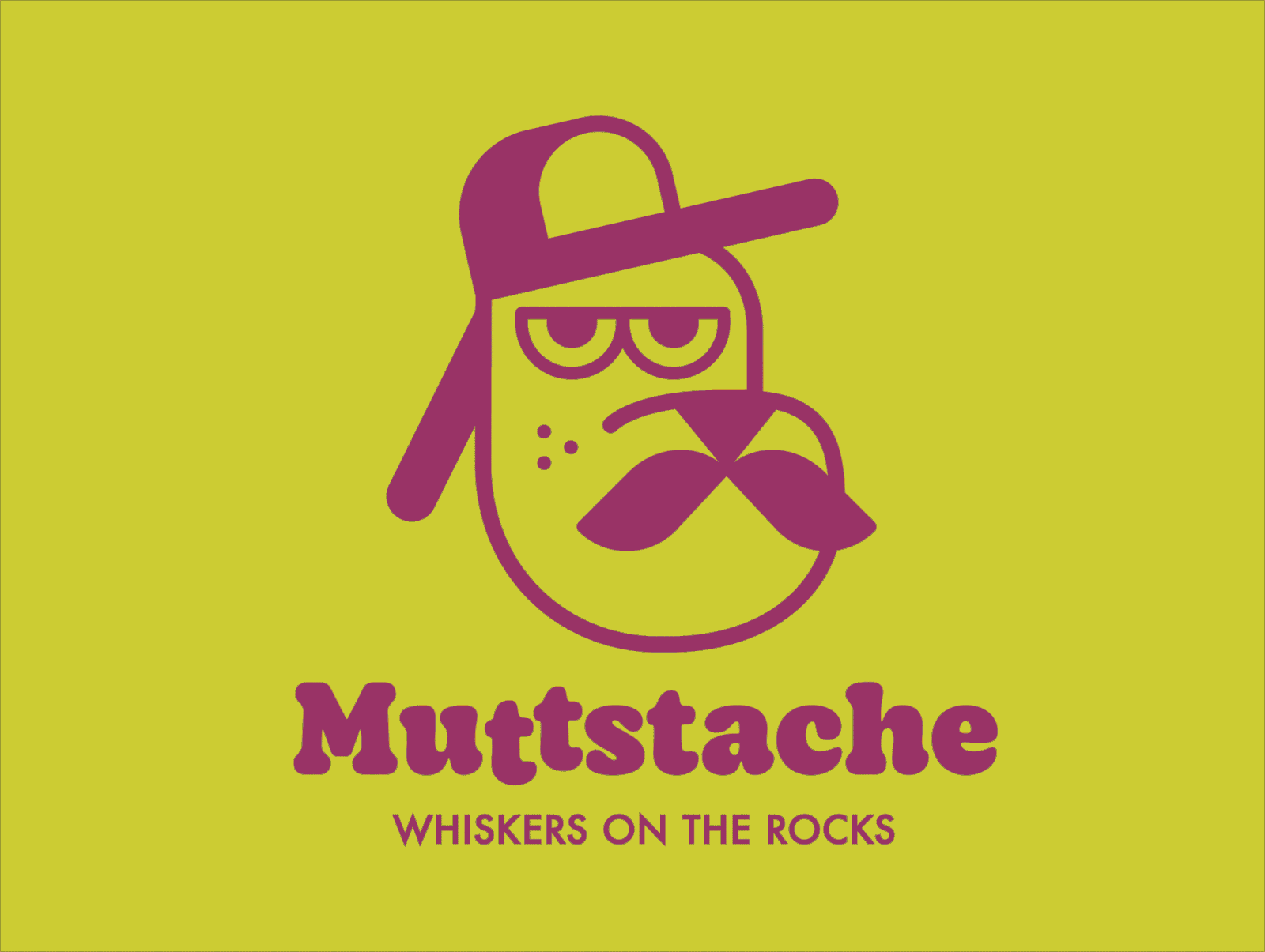 Muttstache • Because facial hair is something serious 2d brand identity branding design fonts graphic design illustration logo logotype mascott motion motion graphics typography visual identity